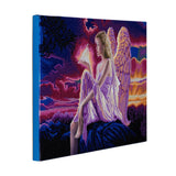 "Angel Dusk" Framed LED Crystal Art Kit - 40 x 50
