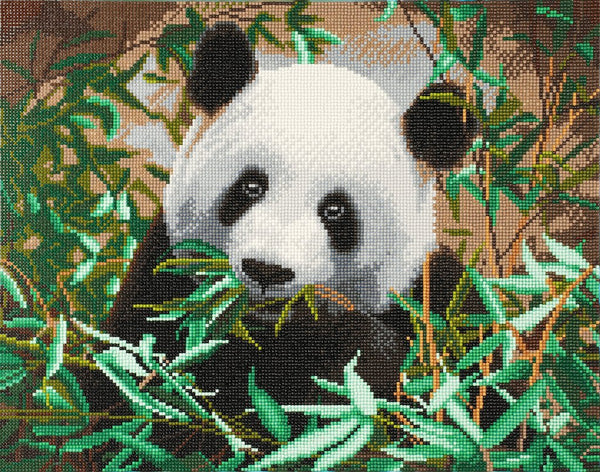 "Panda" Framed Crystal Art Kit, 40 x 50cm