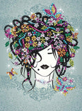 Sequin Art Kit Craft Teen Flower Girl