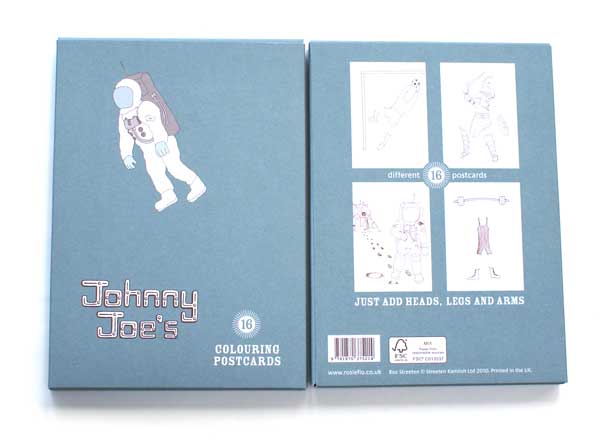 Johnny Joe's Postcard Colouring Book