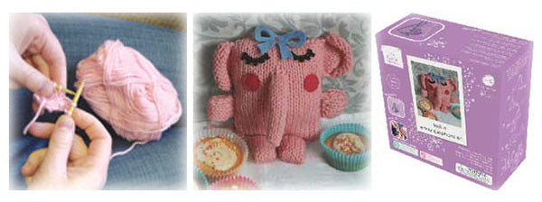 Elephant Knitting Kit