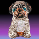3D Sequin Art Pug