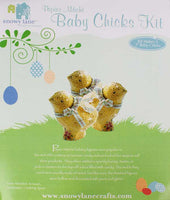 Snowy Lane Paper Mache Chicks Kit